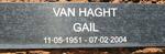 HAGHT Gail, van 1951-2004