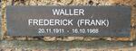 WALLER Frederick 1911-1988