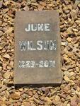 WILSON June 1920-2001