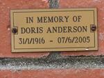 ANDERSON Doris 1916-2005