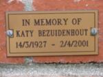 BEZUIDENHOUT Katy 1927-2001