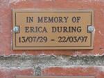DURING Erica 1929-1997