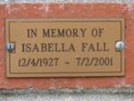 FALL Isabella 1927-2001