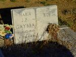 GAYBBA Maria J.P. 1899-1983
