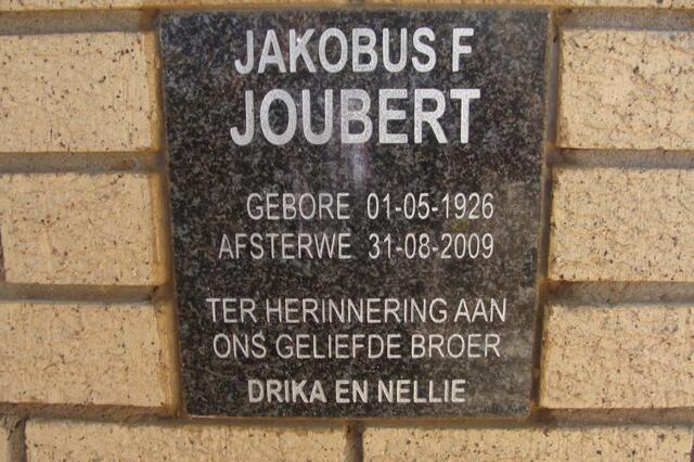 JOUBERT Jakobus F. 1926-2009