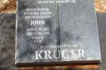 KRUGER John 1922-1998