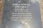 PRETORIUS Wikus Howell 1980-2006