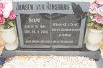RENSBURG Skapie, Jansen van 1941-2005