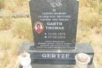 GERTZE Garth Thomas 1979-2004