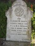 PIENAAR Elizabeth Maria 1908-1910