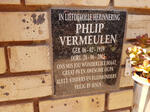 VERMEULEN Phlip 1959-2015