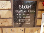 BLOM Johannes Albertus 1941-2013 & Cornelia 1944-