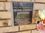 SNYDERS Andries Stefanus 1925-2011