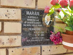 MARAIS Francois 1939-2004