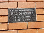 OPPERMAN E.J. 1924-1996