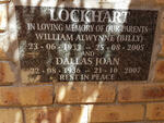 LOCKHART William Alwynne 1933-2005 & Dallas Joan 1936-2007