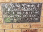 HARDEAN Michael 1933-1995 & Dorothy 1935-2003
