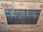 PRETORIUS Susanna Lucya 1925-1998
