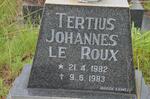ROUX Tertius Johannes, le 1982-1983