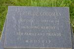 GOODMAN Gertrude 1907-1983