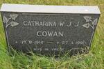 COWAN Catharina W.J.J. 1914-1991