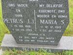 BOTHMA Petrus J.J 1910-1993 & Maria S. 1919-1988