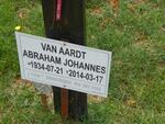 AARDT Abraham Johannes, van 1934-2014