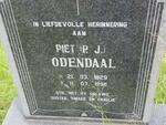 ODENDAAL P.J. 1929-1996