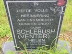 SCHLEBUSH Helen nee VENTER 1931-2009