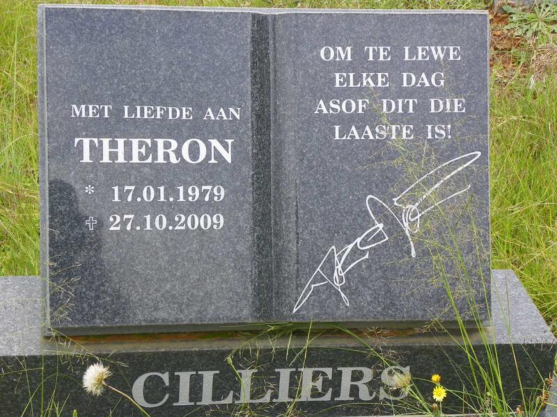 CILLIERS Theron 1979-2009