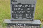 DAVEL Stephina Johanna nee FISCHER 1916-2003