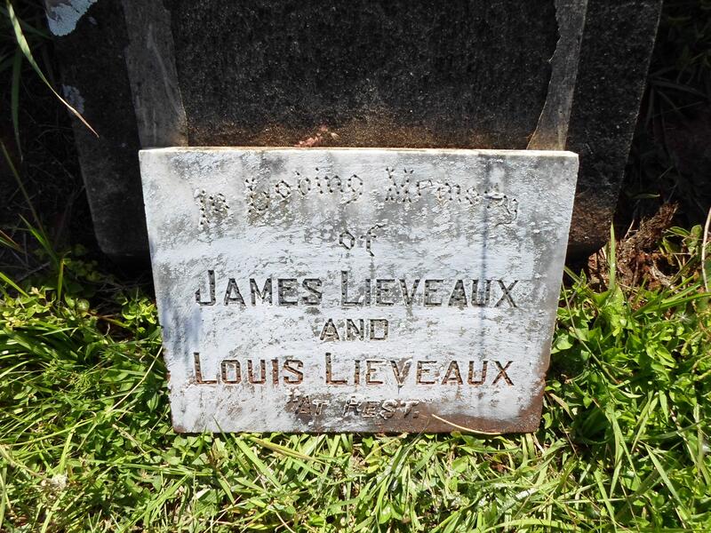 LIEVEAUX James -1949 :: LIEVEAUX Louis -1943