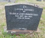 Robertson Harold John -1943