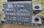 MEER Herman, van der 1920-2000 & Jacoba 1920-1990