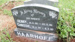 HAARHOFF Henry 1926-1990 & Chrissie 1926-1992
