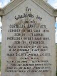 UYS Cornelis Janse 1878-1892