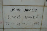 BAKER John James 1921-1980