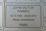 RIMMER John Victor 1945-2015