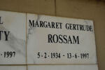 ROSSAM Margaret Gertrude 1934-1997
