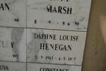 HENEGAN Daphne Louise 1943-1997