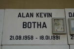 BOTHA Alan Kevin 1958-1991