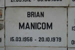 MANICOM Brian 1956-1979