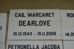 DEARLOVE Gail Margaret 1943-2008