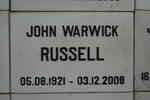 RUSSELL John Warwick 1921-2008