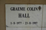 HALL Graeme Colin 1977-1997