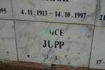 JUPP Joyce 1921-1997