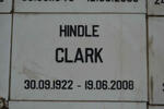 CLARK Hindle 1922-2008