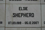 SHEPHERD Elsie 1919-2007