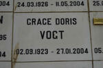 VOGT Grace Doris 1923-2004