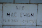 MAC EWAN Rod 1953-1988